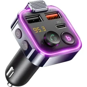 Ainope Upgraded Car Bluetooth FM Transmitter