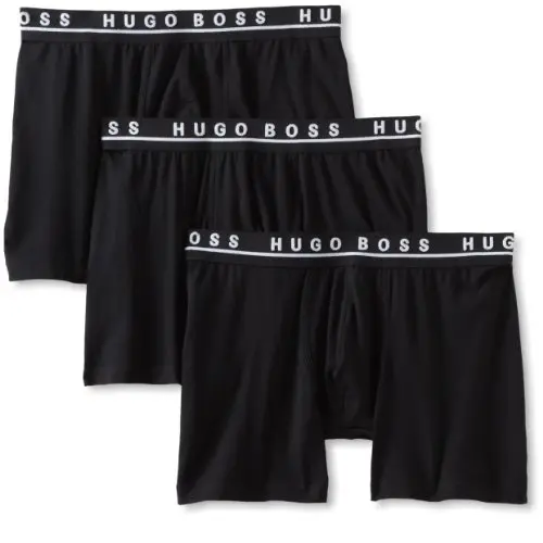 HUGO BOSS 雨果博斯 Stretch 男式棉质平角内裤，3条装