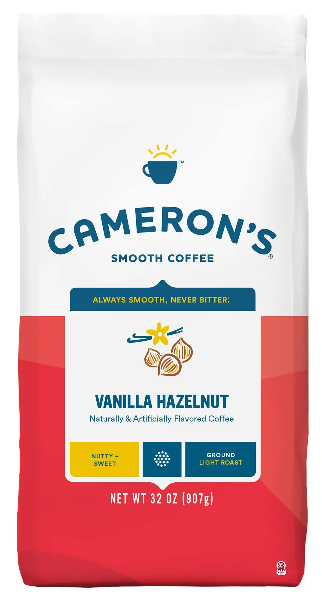 32-Oz Cameron's Coffee Roasted Ground Coffee (Vanilla Hazelnut)