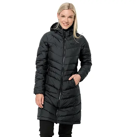 史低价！Jack Wolfskin 狼爪 Selenium  防风防水 女式连帽羽绒夹克