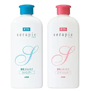 LION狮王 serapie无添加药用洗发水套装（洗发水 230ml + 护发素 230ml）