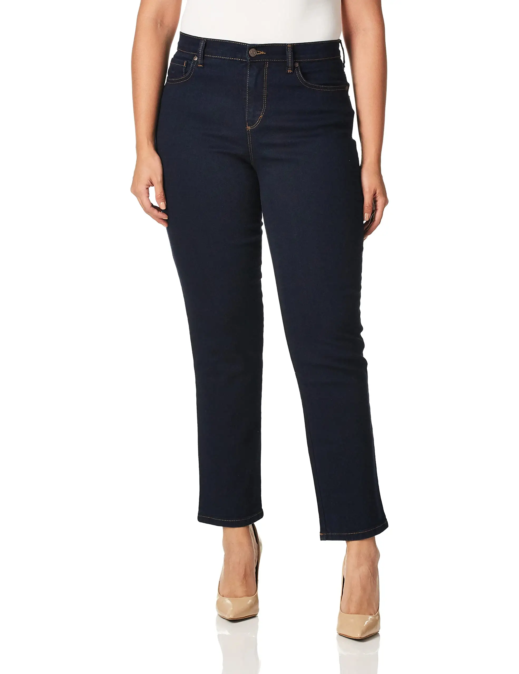 Gloria Vanderbilt Women's Amanda Classic High Rise Tapered Jean (Size 20 Plus)