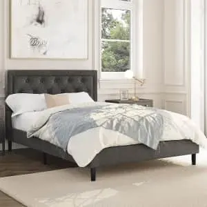 Yaheetech Full Upholstered Bed Frame