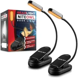 GearLight NiteOwl Book Light 2-Pack