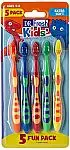 5-Pack Dr Fresh Kids' Toothbrushes (Extra Soft)