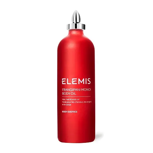 ELEMIS Frangipani Monoi Body Oil | Luxurious, Ultra-Hydrating Body Oil Deeply Nourishes, Conditions, and Softens Hair, Skin, and Nails | 100 mL