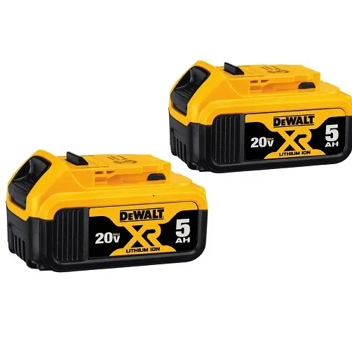DEWALT得伟 20V Max XR DCB205-2大容量 充电电池2块，5.0-Ah/块