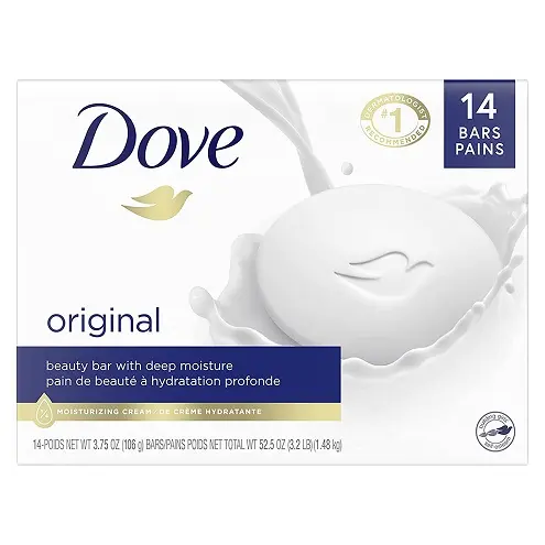 补货！Dove多芬美肤香皂，3.75  oz/块，共14块