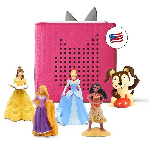 金盒特价！Toniebox 儿童 音乐播放器，包括 Cinderella, Belle, Moana, Tangled人偶