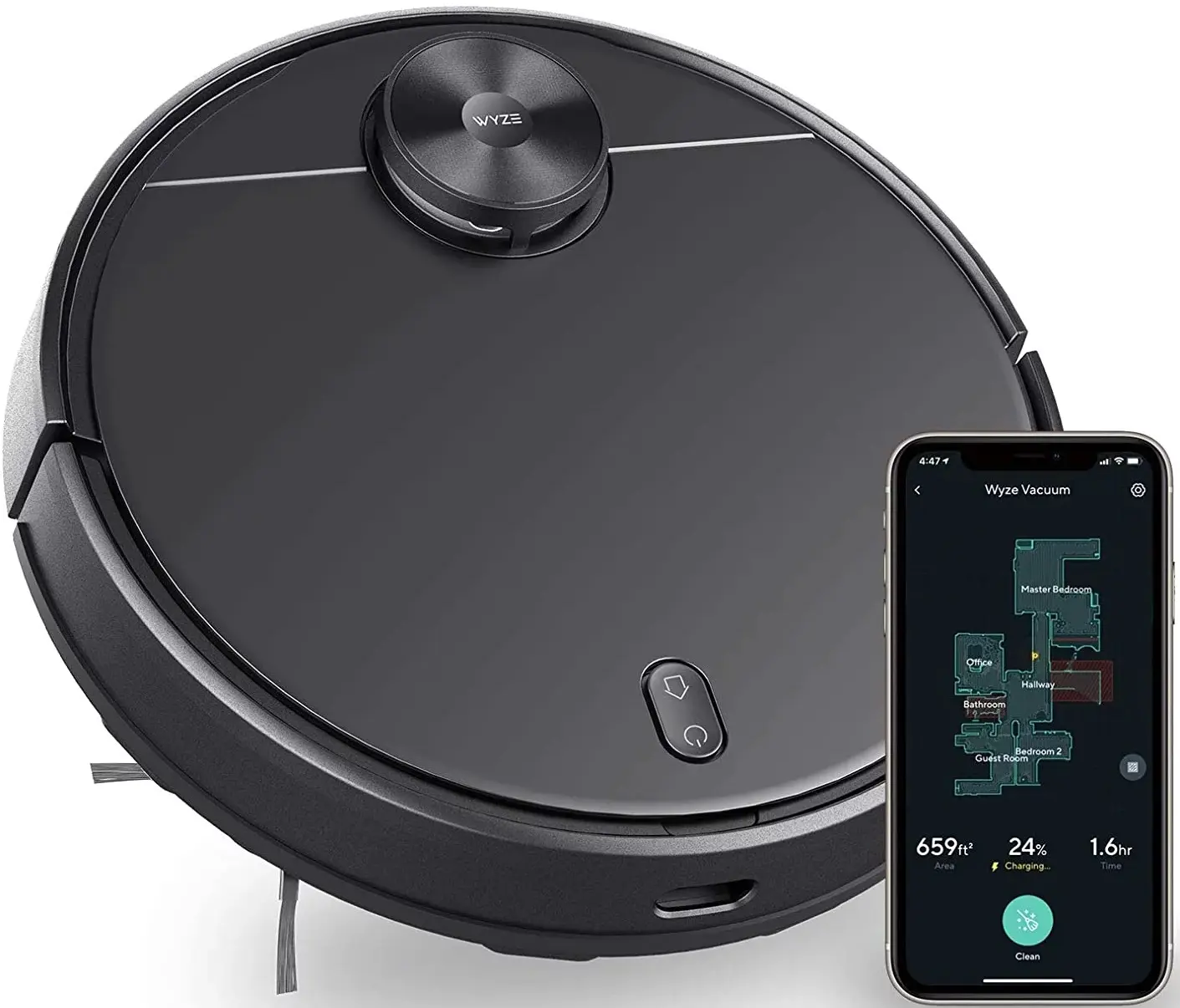 Wyze Robot Vacuum w/ LIDAR Mapping Technology