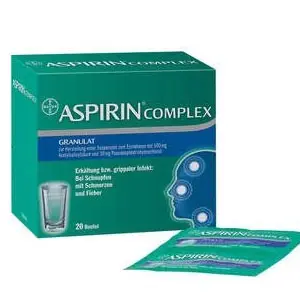 BAYER 拜耳 Aspirin阿司匹林复方抗感缓痛颗粒20包抗炎镇痛止痛止疼16岁+适用