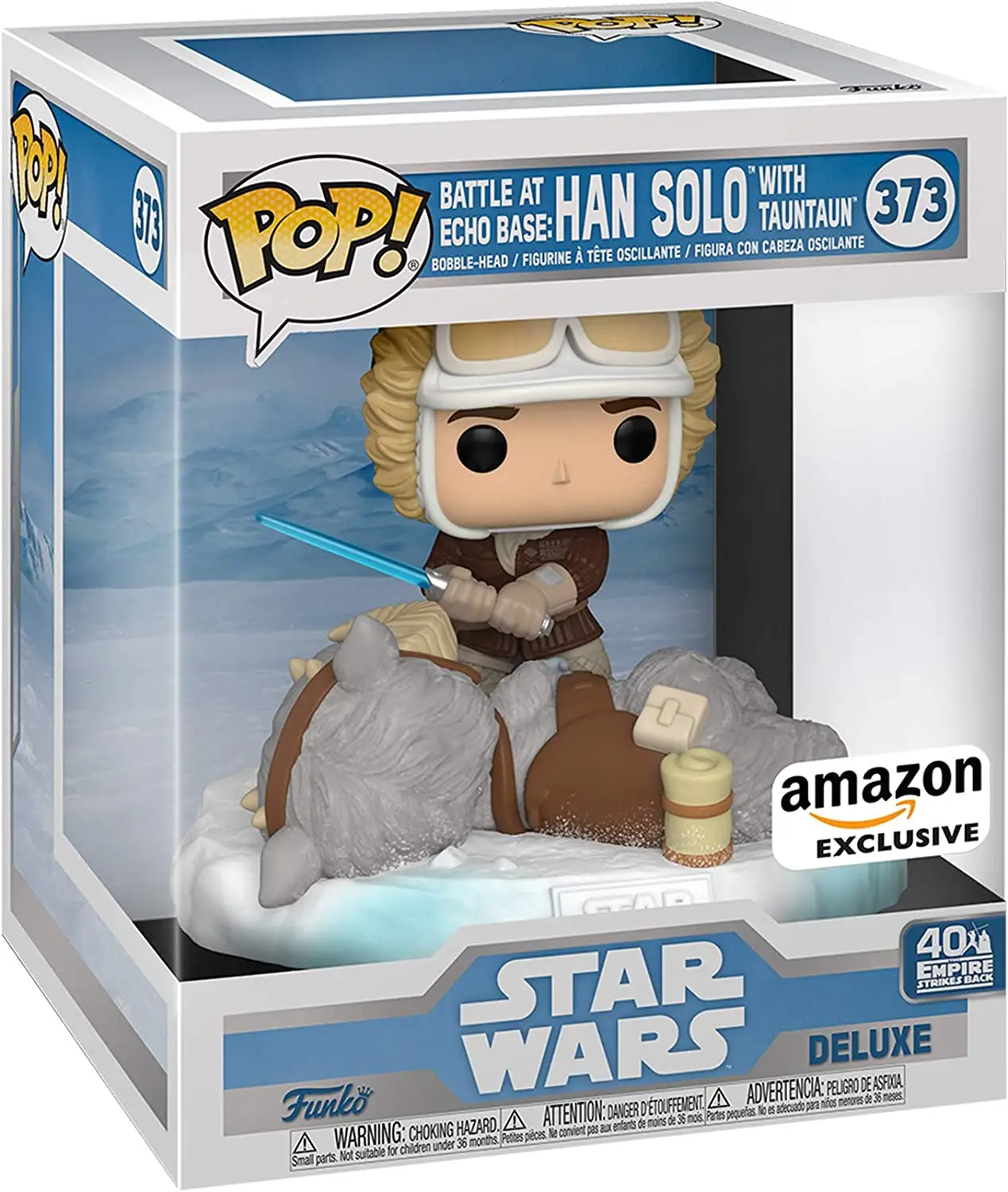 Funko Pop! Deluxe Star Wars: Battle at Echo Base Series: Han Solo & Tauntaun