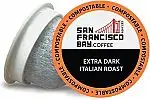 80-Ct San Francisco Bay Coffee OneCup K-Cups (Espresso or Extra Dark Italian)