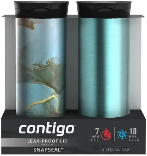 Walgreens Pickup: 2-Pack Contigo 20-oz. Travel Mugs or 32-oz. Water Bottles