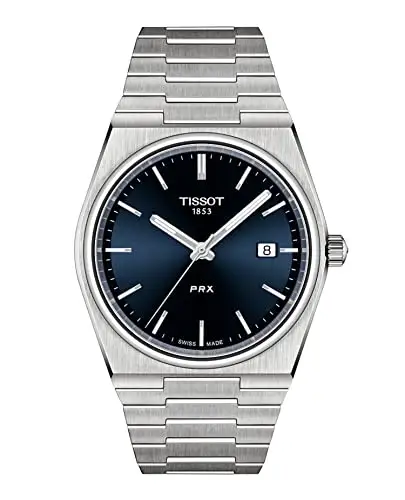 Tissot Men's PRX 316L Stainless Steel Watch (Grey Dial)