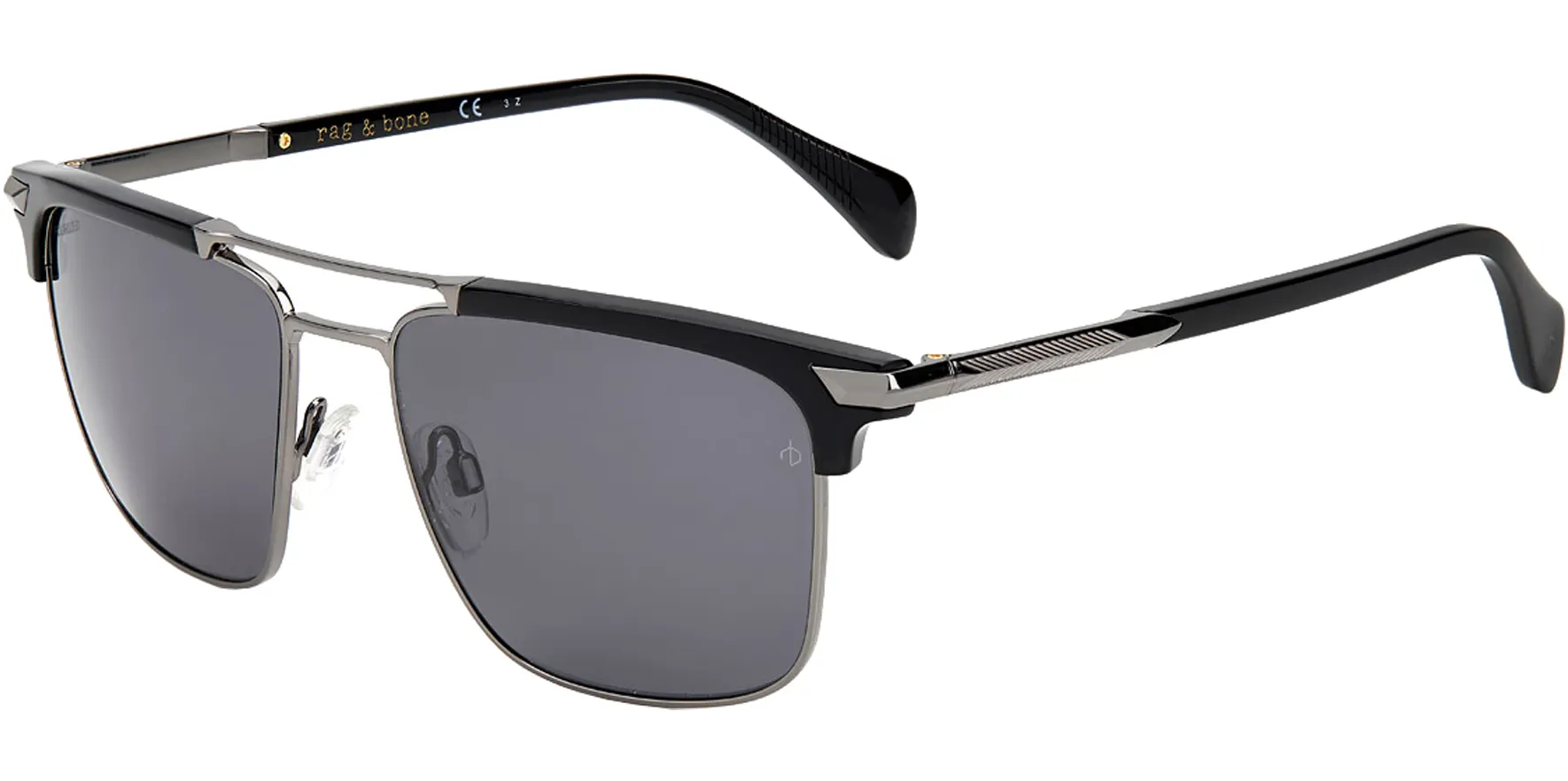 Rag & Bone Sunglasses: Polarized Men's Cutaway Aviator or Women's Aviator