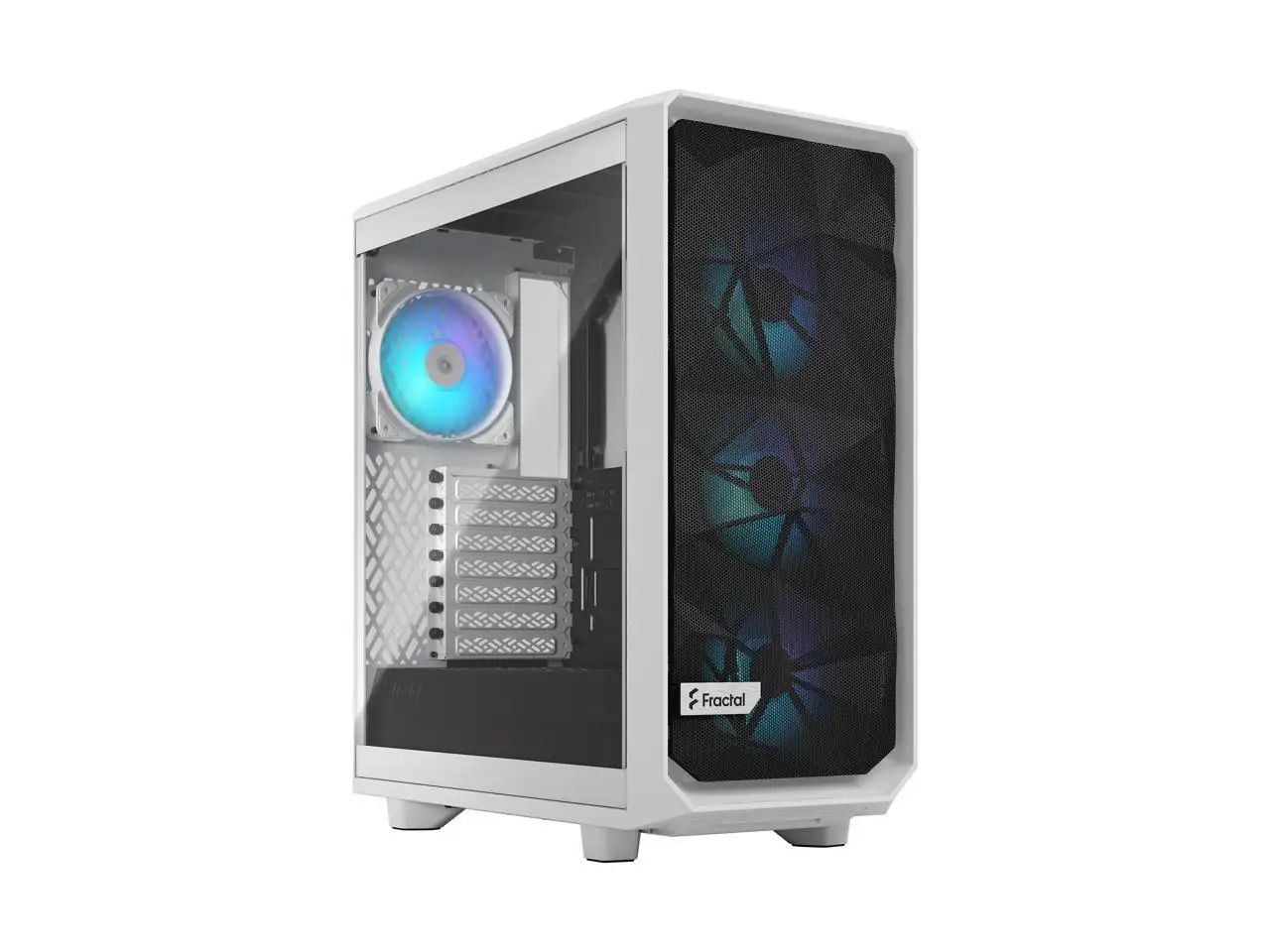 Fractal Design Meshify 2 Compact RGB Mid Tower ATX Computer Case (Black or White)