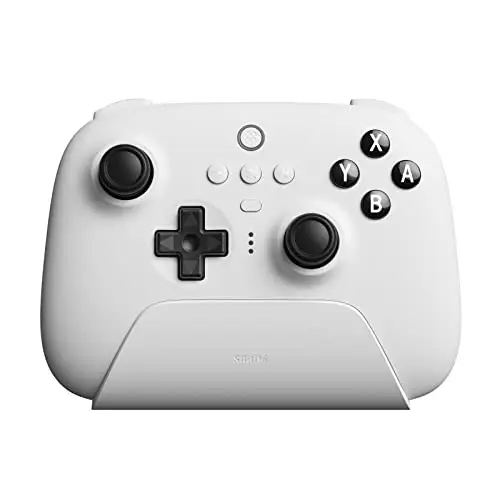 8Bitdo Ultimate Bluetooth Controller w/ Charging Dock (White)