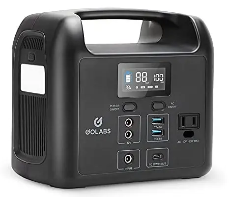 204Wh GOLABS R150 Portable Power Station w/ LiFePO4 Battery