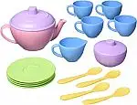 17-Pc  Green Toys Tea Set