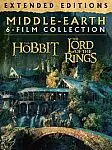 Middle-Earth: The Lord of the Rings + The Hobbit Extended Editions 6-Film Collection (Digital 4K UHD Films)