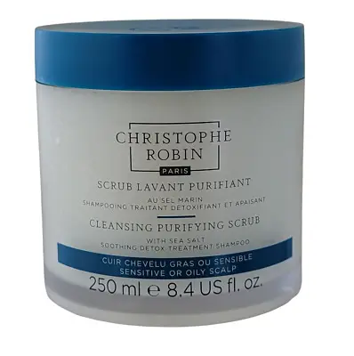 8.4-oz Christophe Robin Cleansing Sea Salt Purifying Scrub (Sensitive Oily Scalp)