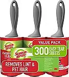 3-Pack Scotch-Brite Lint Roller (100 Sheets Per Roller)