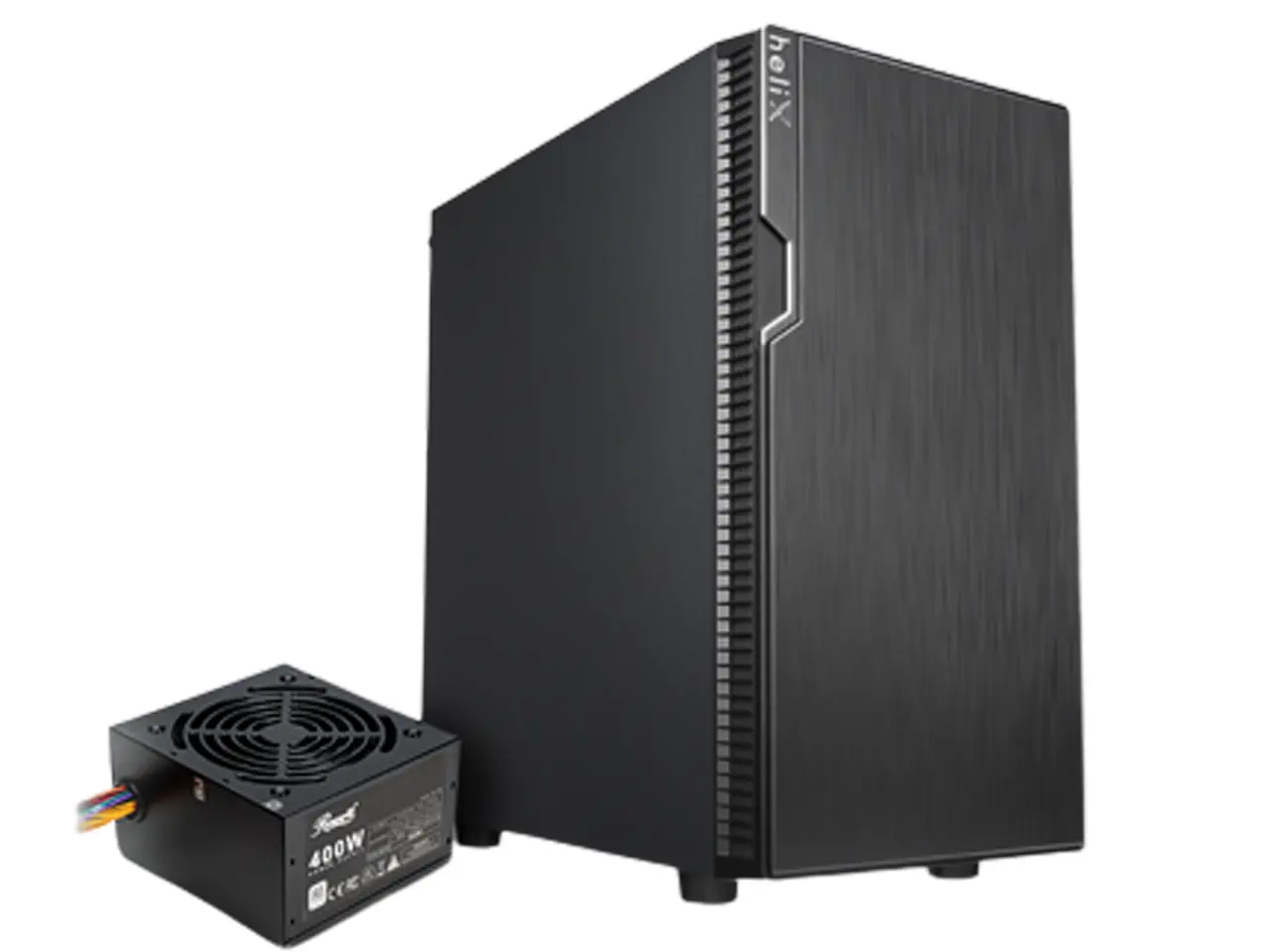 Rosewill FBM-X2-400-HELIX Micro ATX Mini Tower Case + 400W PSU