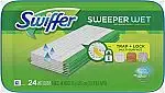 24-Count Swiffer Sweeper Wet Mopping Cloths