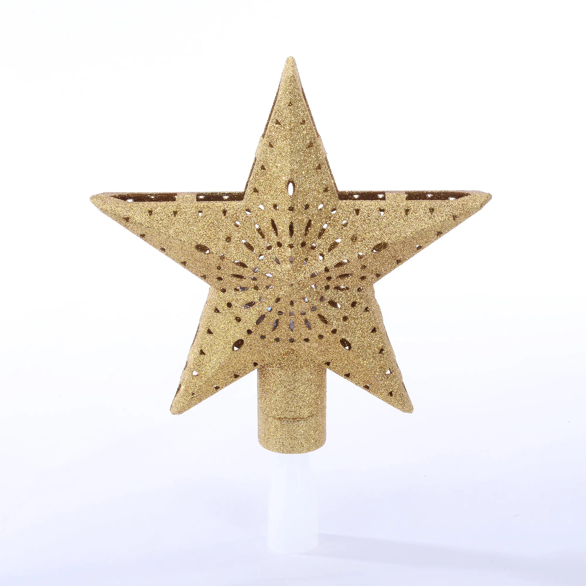 11.4" Holiday Time Gold Star Lighted Projection LED Tree Topper
