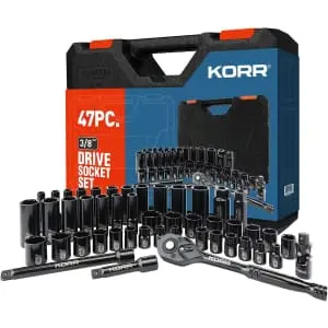 Korr 47-Piece 3/8" Drive Socket Set