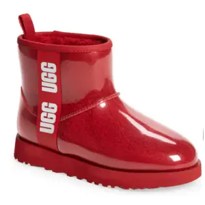 UGG Samba Red Classic Clear Mini果冻靴 女款