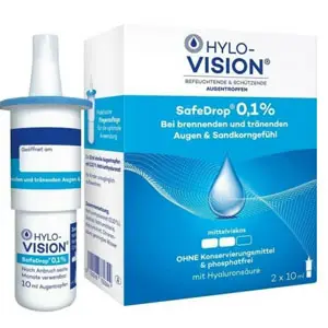 Hylo-Vision 海露 SafeDrop 0.1% 无菌透明质酸滴眼液 2x10ml 不含防腐剂