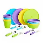 Munchkin 18-piece Kids’ Dinnerware