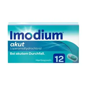 Imodium 易蒙停 2mg盐酸洛哌丁胺胶囊12粒 治疗急性腹泻快速止泻拉肚子