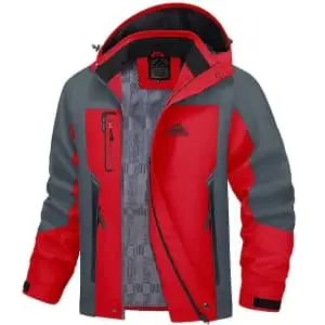 Men's Thermal Hooded Rain Jacket