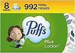 24-Ct 124-Ct Puffs Plus Lotion Facial Tissue