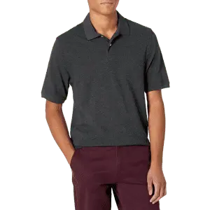 Amazon Essentials Men's Regular-Fit Cotton Pique Polo Shirt