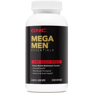 GNC Mega Men's Essentials 60-Count One Daily Multivitamin