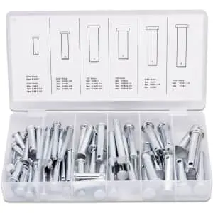 Neiko 60-Pc. Clevis Pin Assortment