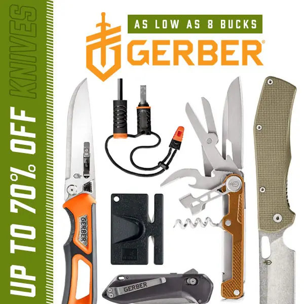 Gerber Knife & Tool Sale: 9" Hatchet $32, STL 2.5 Folding Knife