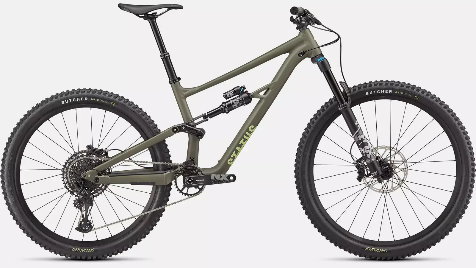 Specialized Status Mountain Bikes: 140 (Green or Rasberry) or 160 (Sage or Blue)