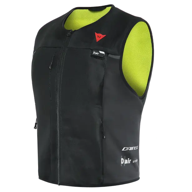 Dainese Smart Jacket w/ D-Air Airbag (Black/Fluo-Yellow, XS or S)