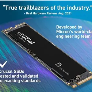 Crucial P3 NVMe PCIe Gen 3 x4 M.2 4TB 固态