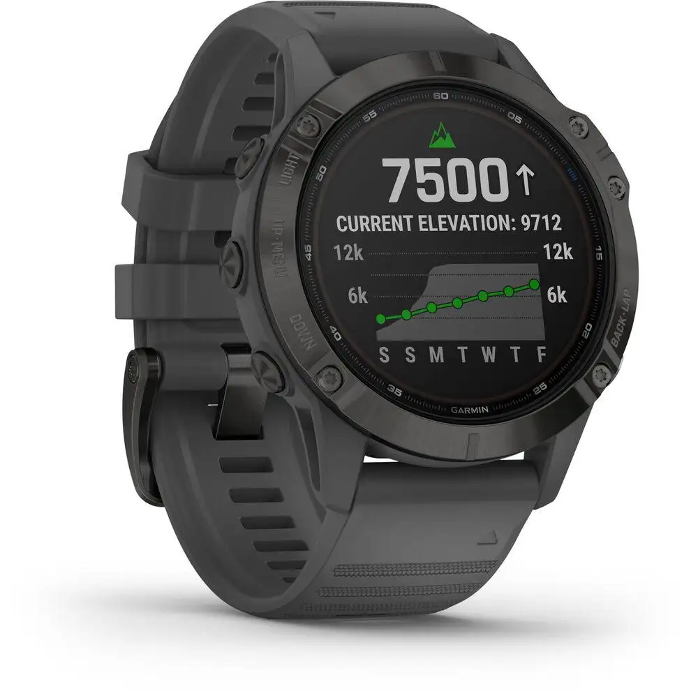 Garmin fenix Smartwatches: 6X Sapphire $390, 6 Pro Solar Multisport