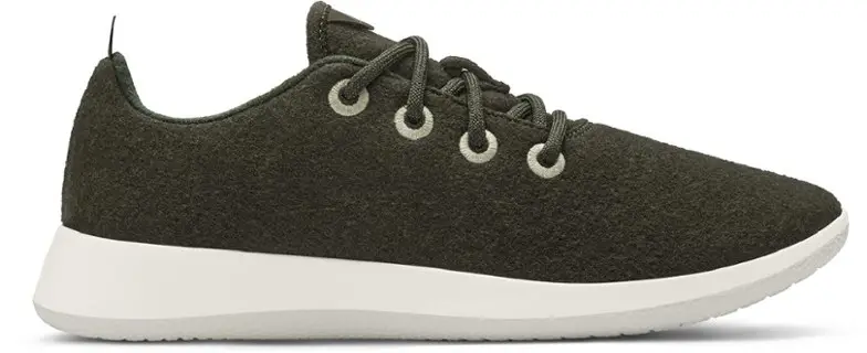 Allbirds Men's Wool Runner Sneakers (Dark Jungle/Natural White)