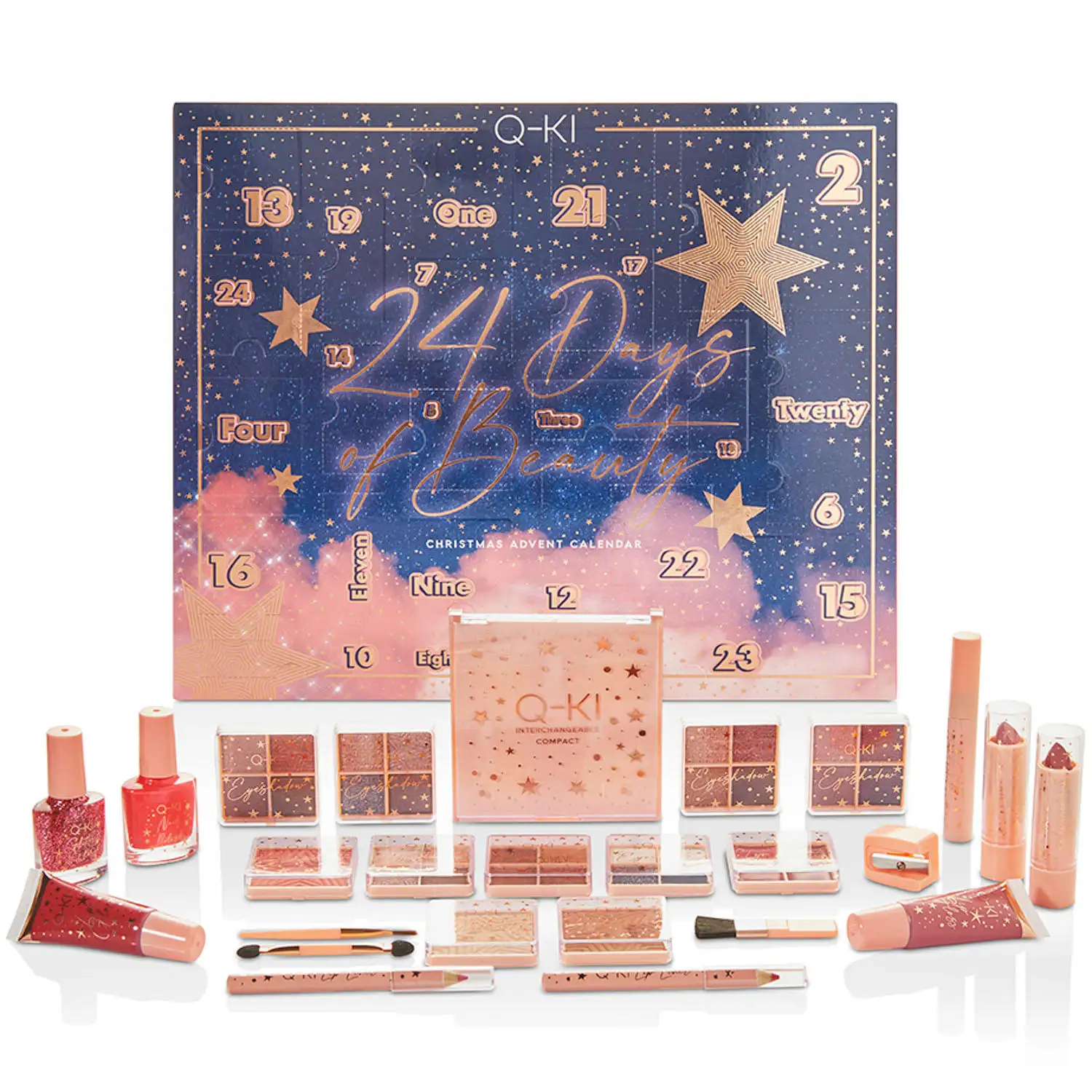 Sam's Club Members: 24-Day Q-KI Beauty Advent Calendar w/ Makeup Products & Accessories