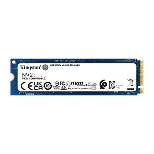 1TB Kingston NV2 M.2 2280 PCIe 4.0 x4 NVMe SSD