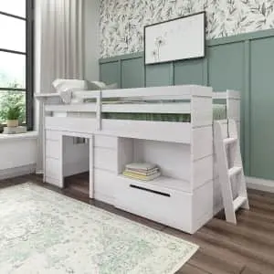 Max & Lily Low Loft Twin Bed Frame