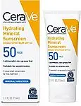 CeraVe SPF 50 Hydrating Face Sunscreen 2.5 Oz (Sensitive Skin)